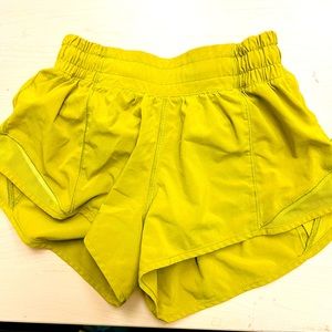 Lime Green Lululemon Hotty Hots size 2